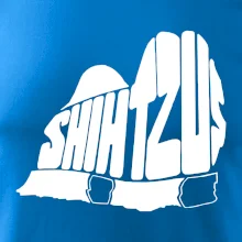 Shih-tzu - nápis v těle