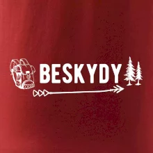 Beskydy nápis