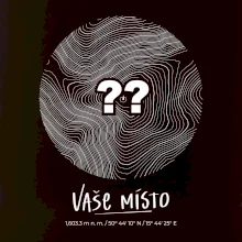 Vaše místo - vrstevnice v kruhu