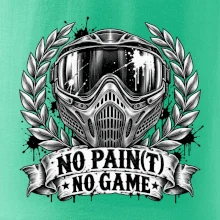 Motiv no paint no game s maskou