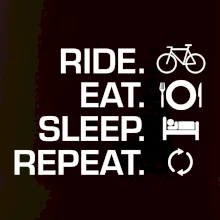 Ride Eat Sleep Repeat kolo