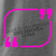 Jasně, že jsem přibrala