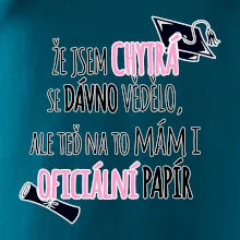 Že jsem chytrá se dávno vědělo