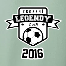 Zrození fotbalové legendy - tvůj den a rok narození