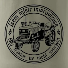 Mistr improvizace starý traktor