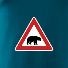 Dopravní značka - Pozor lední medvěd