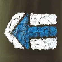 Párová turistická značka modrá