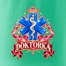 Doktorka - stuhy a kříž