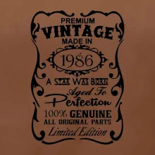 Vintage Etiketa - 1986