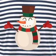 Vánoční sněhulák