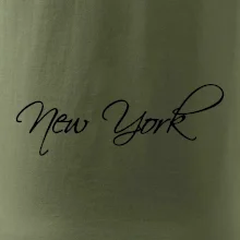 New York nápis psacím