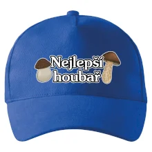 Nejlepší houbař - nápis s houbama