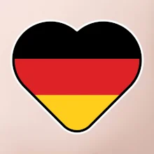 Germany love velké - Německá vlajka