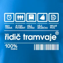 Čárový kód Řidič tramvaje