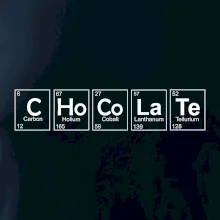 Čokoláda - periodická tabulka