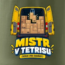Mistr v tetrisu pro dodávky