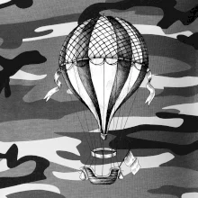 Horkovzdušný balón  kreslený