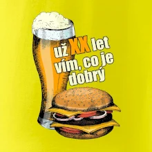Pivo a burger vím co je dobrý