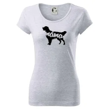 Zlatý retrívr máma obrys