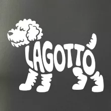 Lagotto nápis v těle