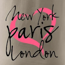 I love NYC Paris London