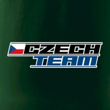 Czech team s vlajkou - Mistrovství světa v ledním hokeji 2025