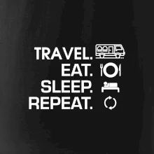 Eat sleep travel - Van