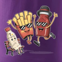 Souboj o hranolky kečup tatarka