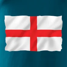 Anglická vlajka vlající