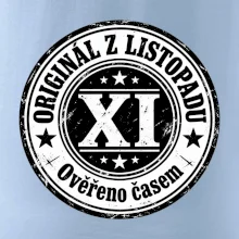 Originál z listopadu černobílá pečeť XI