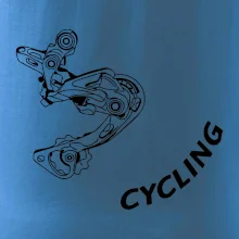 Cycling nápis šikmo