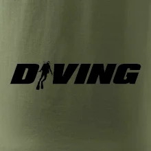 Diving nápis potápěč