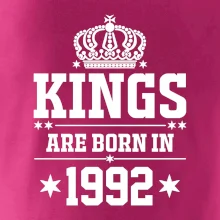Kings are born in 1992 Kings are born in 1992