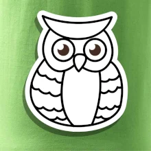 Sova kreslená na prsu