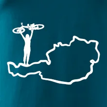 Cyklistka - Mapa Rakouska