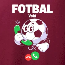 Karikatura fotbal volá