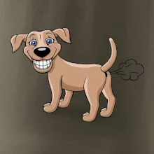 Prdící pes kreslený (Hana-creative)