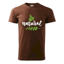 Natural - nápis v listech