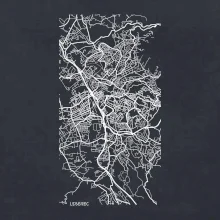 Mapy měst černobílé  Liberec