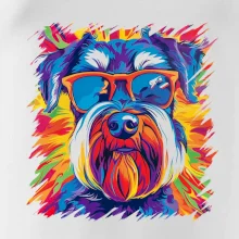 Knírač barevný styl 70s