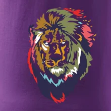 Hlava lva kreslená jednoduchá