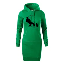 Rybář tahající rybu