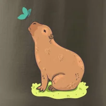 Kapybara a motýlek