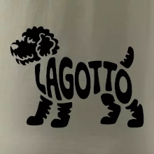 Lagotto nápis v těle