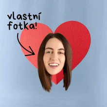 Vlastní fotka v srdci