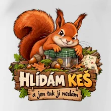 Hlídám keš veverka s pokladem