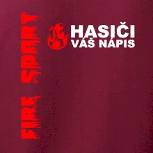 Hasiči (oheň,  Firesport, název sboru - vlastní nápis)