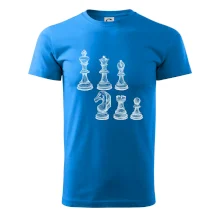 Šachové figurky kreslené