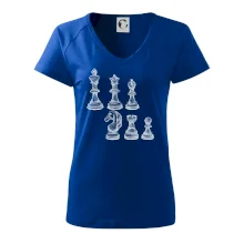 Šachové figurky kreslené