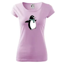 Tučňák se zelenou šálou